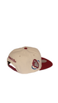 Men’s NHL Colorado Avalanche  Mitchell & Ness Alternate Flip Snapback Hat – Cream