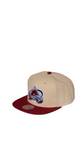 Men’s NHL Colorado Avalanche  Mitchell & Ness Alternate Flip Snapback Hat – Cream