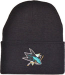 American Needle NHL San Jose Sharks Knit Cuffed Hat - Black