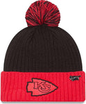 New Era NFL 2024 Kansas City Chiefs Social Justice Inspire Change Knit Pom Knit - Black/Red