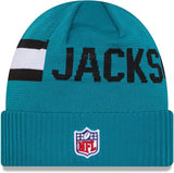 New Era NFL Jacksonville Jaguars 2024 Cold Weather Tech Knit Beanie - Teal