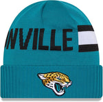 New Era NFL Jacksonville Jaguars 2024 Cold Weather Tech Knit Beanie - Teal