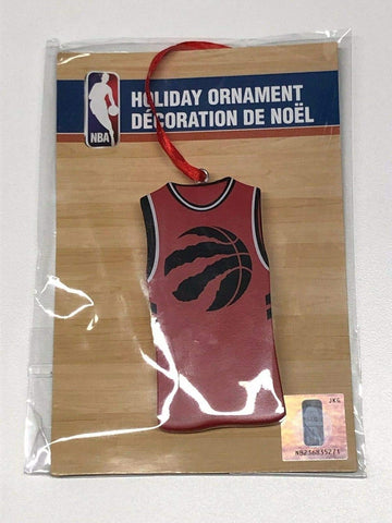 Toronto Raptors NBA Basketball Resin Jersey with Satin Ribbon Christmas Tree Ornament