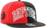 47 Captain Toronto Raptors NBA Half Time Snapback - Black and Red