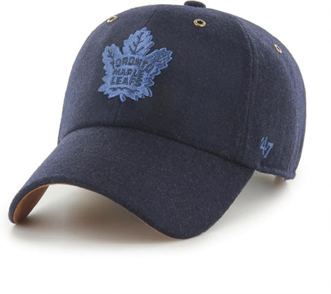 47 NHL Toronto Maple Leafs Peacoat Clean Up Adjustable Hat - Navy