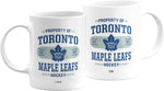 NHL Property of Toronto Maple Leafs Coffee Mug - Pack of 2