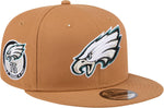 New Era Philadelphia Eagles 9FIFTY Snapback Adjustable Cap - Tan