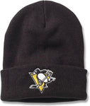 American Needle NHL Pittsburgh Penguins Knit Cuffed Hat - Black