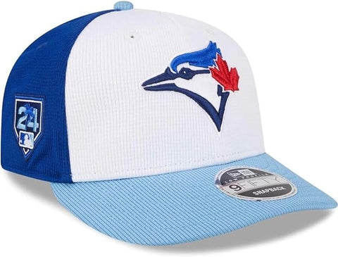 New Era MLB Toronto Blue Jays Spring Training Low Profile 9FIFTY Adjustable Snapback Hat - Royal Blue/Light