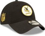 New Era Men's NFL Pittsburgh Steelers 2022 Sideline 9TWENTY Historic Adjustable Hat