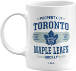 NHL Property of Toronto Maple Leafs Coffee Mug - Pack of 2