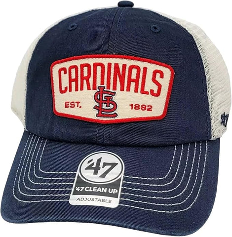 47 MLB St Louis 1882 Carver Clean Up Adjustable Snapback Hat - Navy