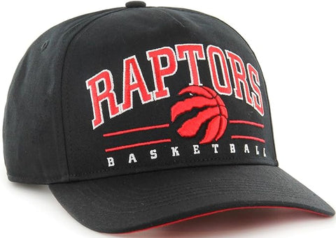 ‘47 NBA Toronto Raptors Roscoe Hitch Adjustable Hat - Black