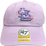 47 MLB Youth St. Louis Cardinals Critter Clean Up Adjustable Hat - Purple