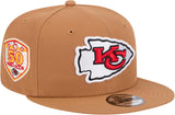 New Era 9FIFTY NFL Kanas City Chiefs Color Pack with Side Patch - Brown