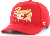 '47 Hitch NHL Calgary Framework Adjustable Snapback Hat - Red