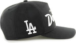 47 MLB Los Angeles Attitude Hitch Adjustable Snapback Hat - Black