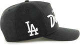 47 MLB Los Angeles Attitude Hitch Adjustable Snapback Hat - Black