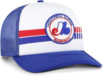 47 MLB Montreal Wax Pack Express Trucker Adjustable Snapback Hat - Blue