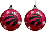 NBA Toronto Raptors Light Up Shatterproof Ornament - Pack of 2