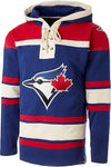 47 MLB Toronto Blue Jays Lacer Hoodie - Royal Blue/Red