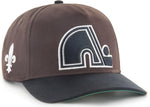 47 NHL Quebec Nordiques Hitch Dark Chocolate Snapback Hat