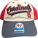 '47 MLB Kids St. Louis Cardinals Scooter Clean Up Adjustable Hat - Red