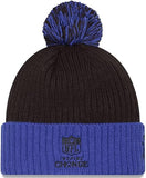 New Era NFL 2024 Buffalo Bills Social Justice Inspire Change Knit Pom Knit - Black/Blue