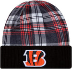 New Era Men's NFL Cincinnati Bengals Sideline Statement Cuffed Knit Hat- Black