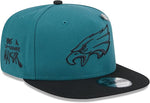 New Era Philadelphia Eagles 2024 Inspire Change A-Frame 9FIFTY Snapback Hat - Green/ Black