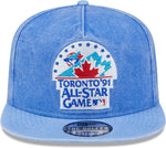 New Era MLB Toronto Blue Jays All -Star Game 1991 Pigment Dyed Golfer Snapback Hat - Blue