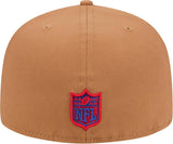 New Era NFL Buffalo Bills Color Pack 59FIFTY Fitted Hat with Side Patch - Tan