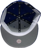 New Era Compatible with Blue Jays 59fifty Retro T Bird Logo Fitted Custom Royal Hat - 25th Anniversary Side Patch