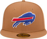 New Era NFL Buffalo Bills Color Pack 59FIFTY Fitted Hat with Side Patch - Tan