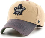 47 Brand NHL Toronto Maple Leafs Dusted Sedgwick MVP Adjustable Hat Khaki/Navy