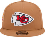 New Era 9FIFTY NFL Kanas City Chiefs Color Pack with Side Patch - Brown