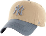 '47 MLB New York Yankees Canyon Caravan Clean Up Adjustable Hat Khaki/Blue