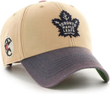 47 Brand NHL Toronto Maple Leafs Dusted Sedgwick MVP Adjustable Hat Khaki/Navy