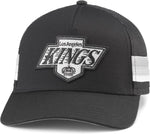 American Needle NHL Los Angeles Kings Hotfoot Stripes Mesh Back Snapback Hat - Black