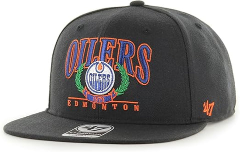 47 Captain NHL Edmonton Verdant Snapback Hat - Black