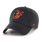 47 MLB Baltimore Orioles Clean Up Adjustable Hat - Black