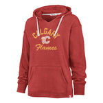 '47 NHL Women's Calgary Flames Wrapped Up Kennedy Hoodie - Red