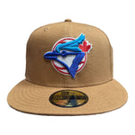 New Era MLB Toronto Blue Jays Cooperstown 1993 World Series 59FIFTY Fitted Hat - Light Bronze