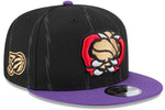 New Era Youth NBA Toronto Raptors 2024 City Edition 9FIFTY Snapback Hat - Black/Purple