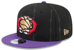 New Era Youth NBA Toronto Raptors 2024 City Edition 9FIFTY Snapback Hat - Black/Purple