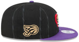 New Era Youth NBA Toronto Raptors 2024 City Edition 9FIFTY Snapback Hat - Black/Purple