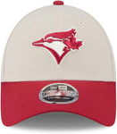 New Era MLB Toronto Blue Jays 2024 Fourth of July 9FORTY Stretch Snap Hat - Khaki/Red