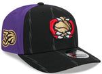 New Era 9SEVENTY NBA Toronto Raptors 2024 City Edition Snapback Hat - Black/Purple