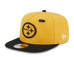 New Era 9FIFTY 2024 Pittsburgh Steelers Inspire Change A-Frame Adjustable Snapback Hat - Gold