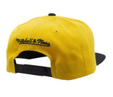 Men's Mitchell & Ness Yellow Calgary Flames Stallion Snapback Hat